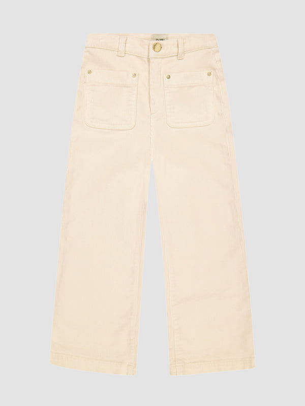 Girls Lily Wide Leg | Manilla Corduroy