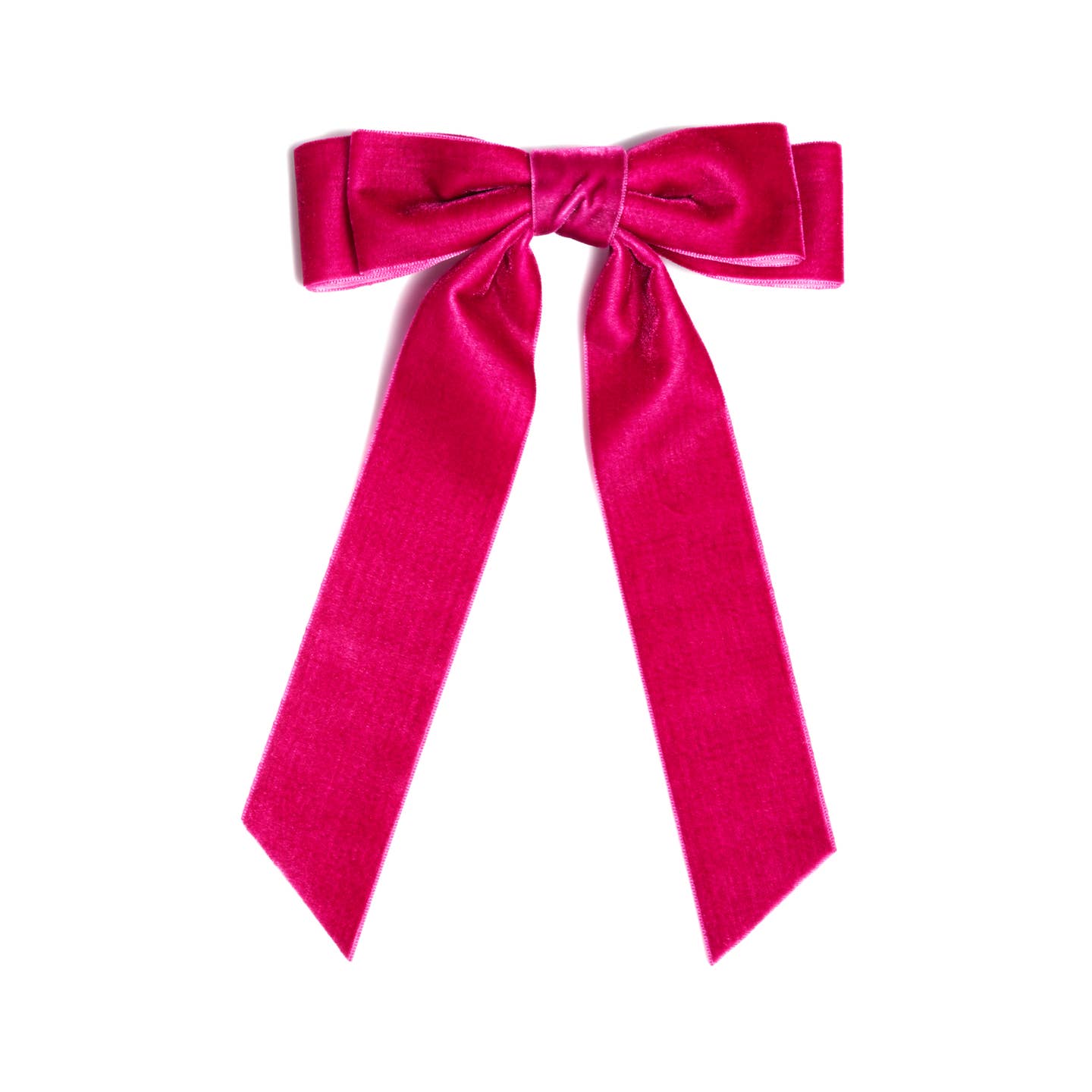 Velvet Bow Clip | Black, Pink or Wine