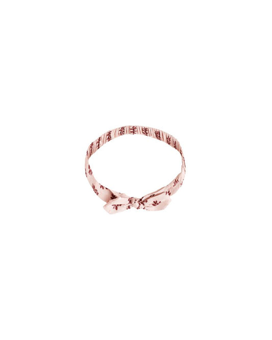 BABY BOW HEADBAND || BLUSH FLEUR