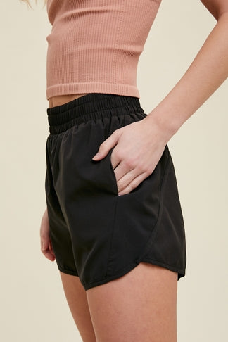 Lightweight Athleisure Shorts | Black