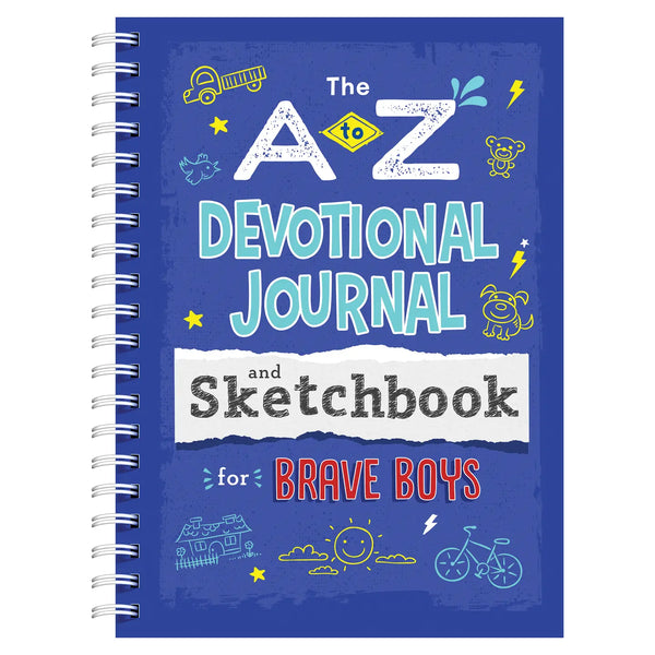 A To Z Devotional Journal and Sketchbook For Brave Boys