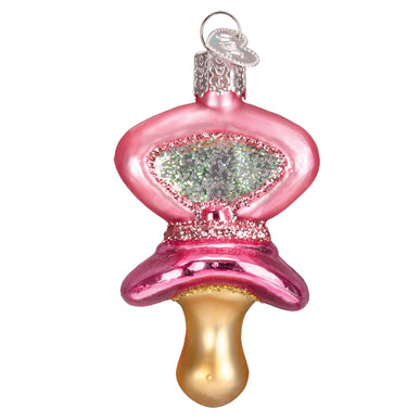 Pink Pacifier Ornament