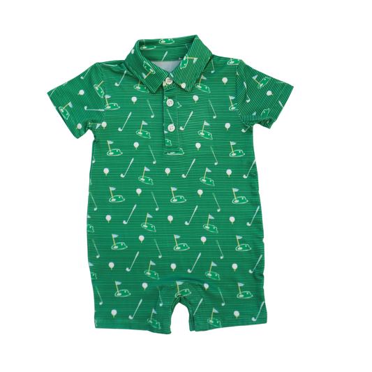 Boys Knox Romper | Golf