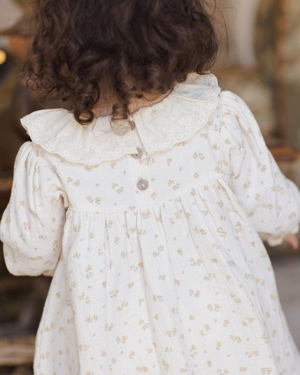 CALLIE DRESS || GOLDEN FLORAL