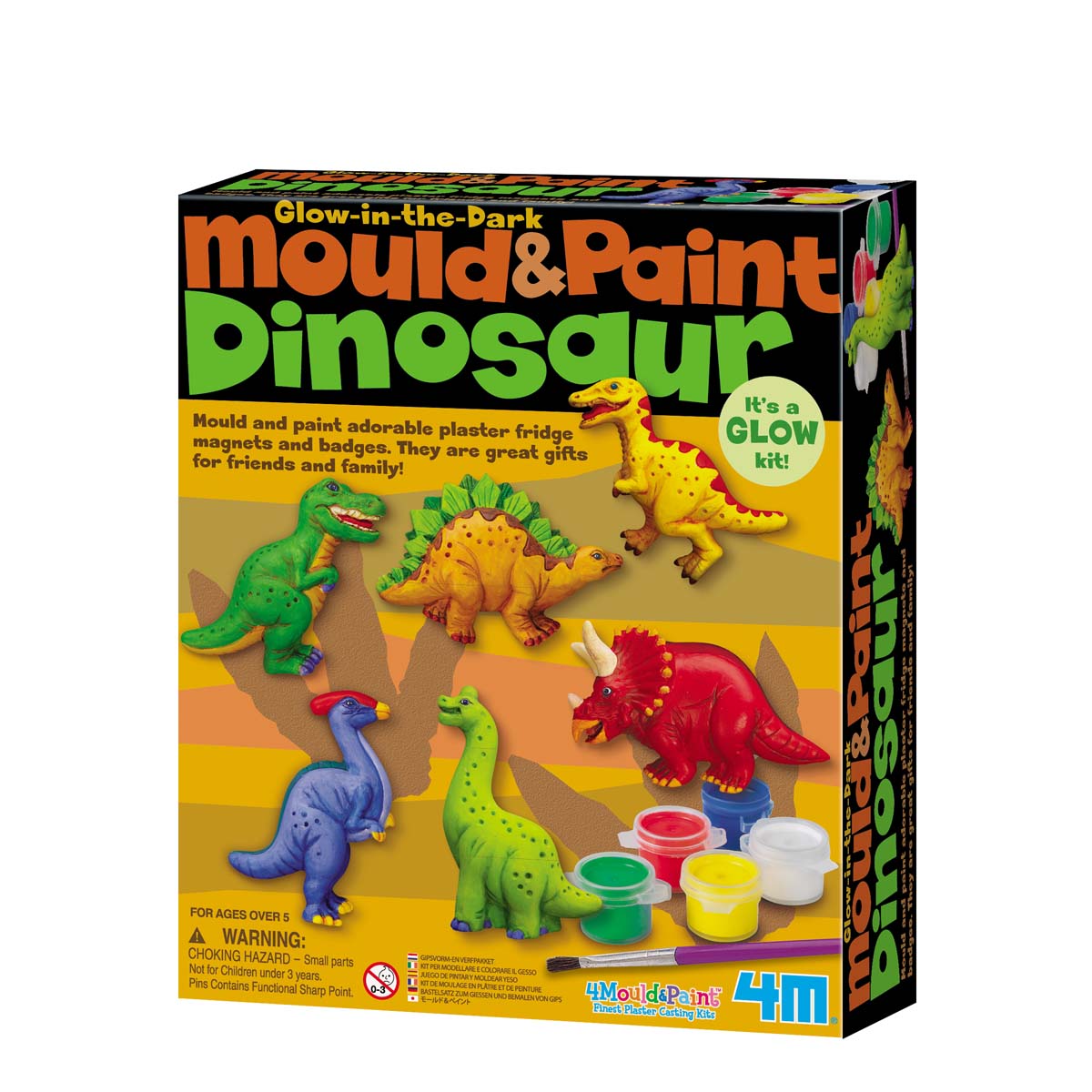 Craft Mould & Paint Glow Dinos