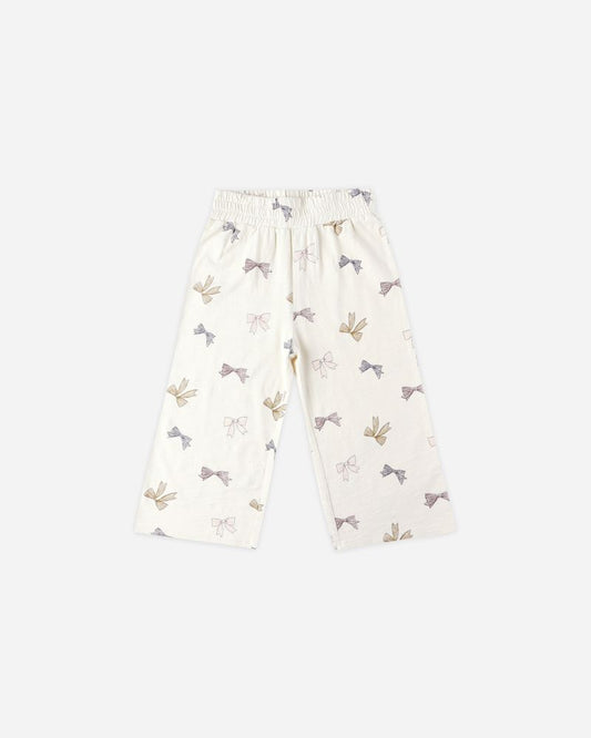 WIDE LEG PANT || BOWS