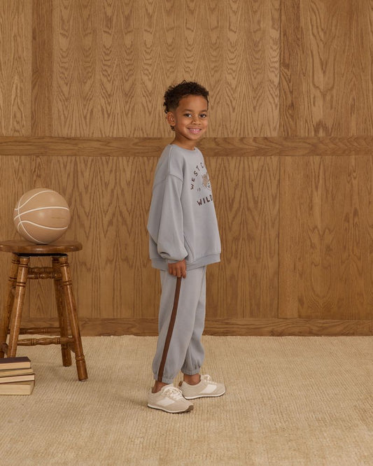 RELAXED JOGGER || DUSTY BLUE