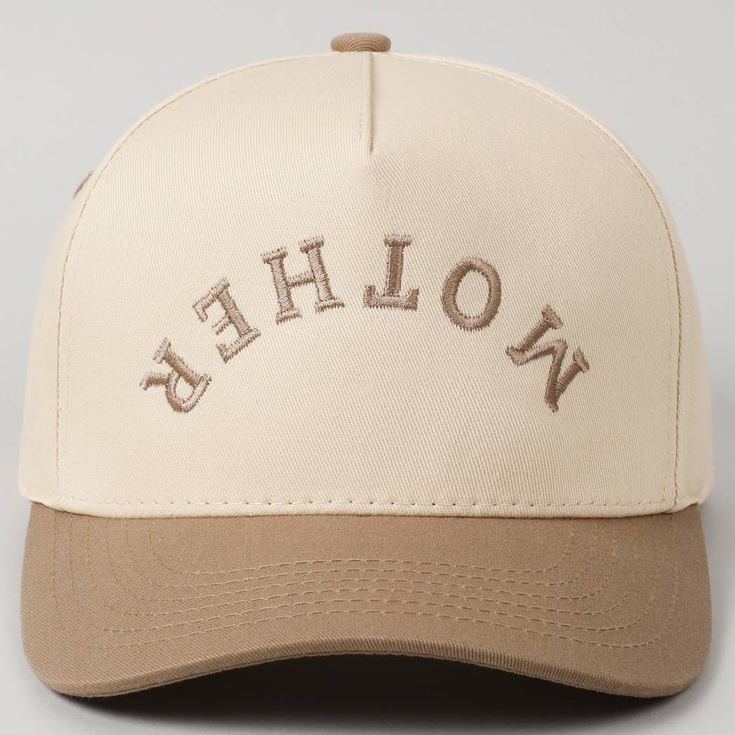 Mother Upside Down Lettering Cap | Beige – Magpies Mount Juliet