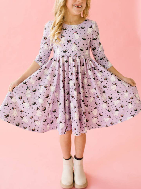 Emile Twirl Dress | Purple Cauldron