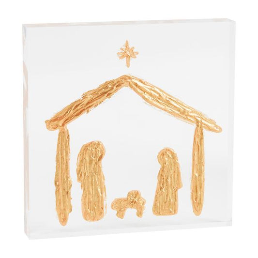 ACRYLIC NATIVITY PLAQUE