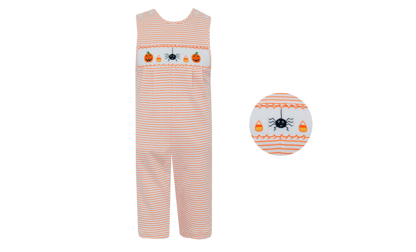 BOY ́S JACK o' LANTER - Orange Knit Stripe Long Jon Jon