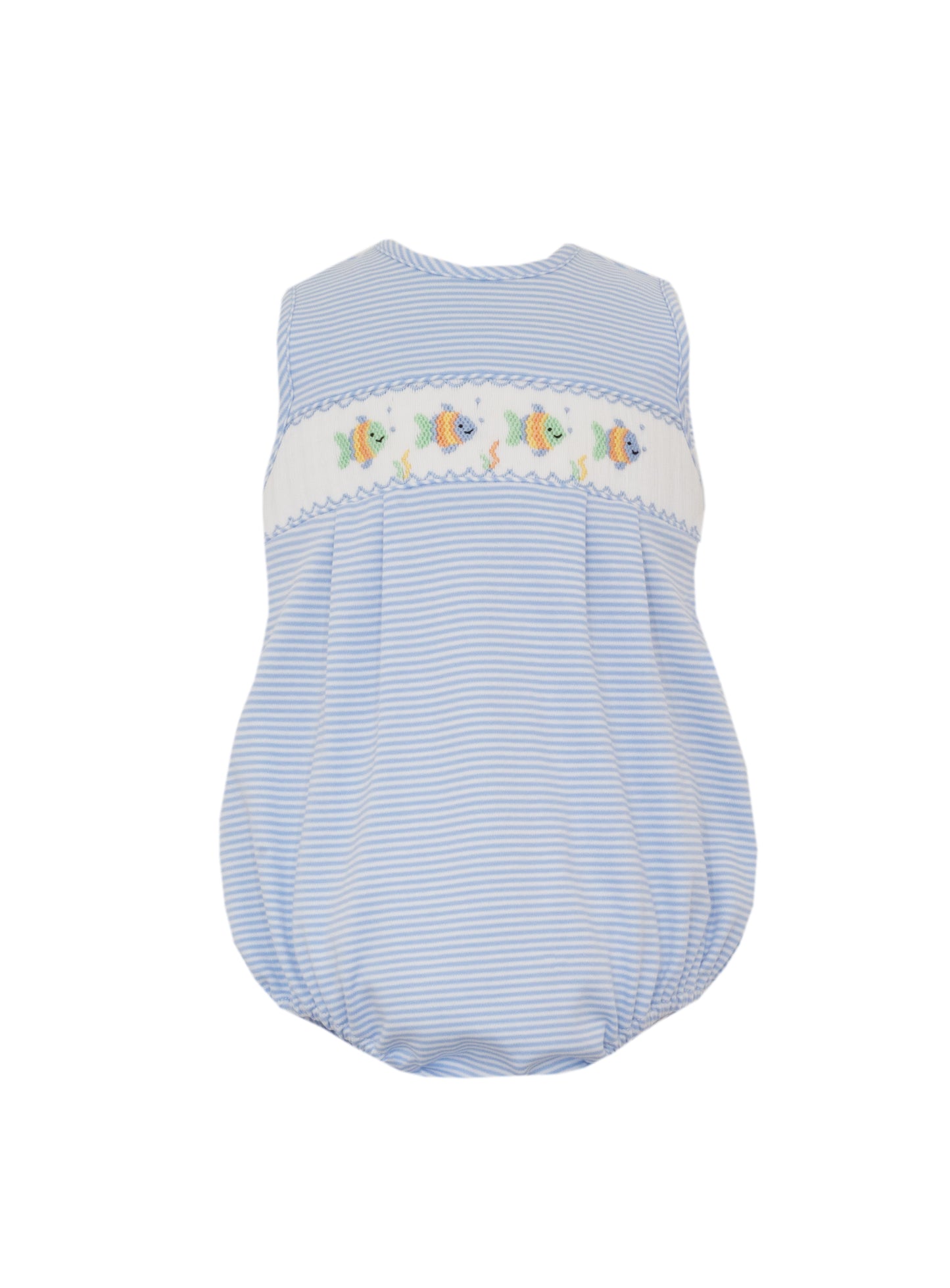 Blue Stripe Sunbubble | Smocked Fish