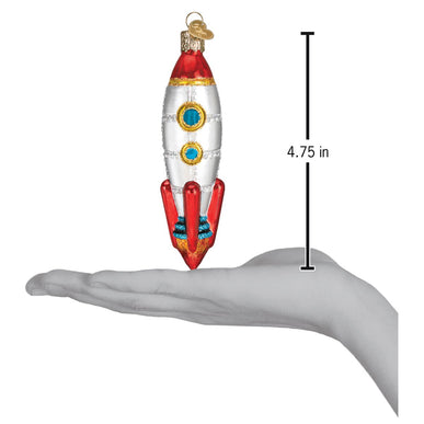 Toy Rocket Ship Ornament