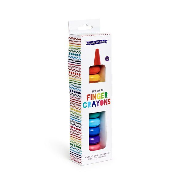 Rainbow Stack Finger Crayon