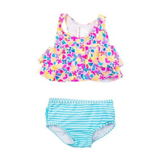 Vibrant Neon Flounce Bikini