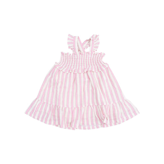 Smocked Ruffle Sundress | Candy Stripe