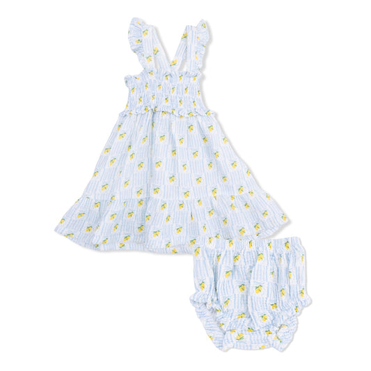 Smocked Ruffle Sundress with Bloomer | Lovely Lemons