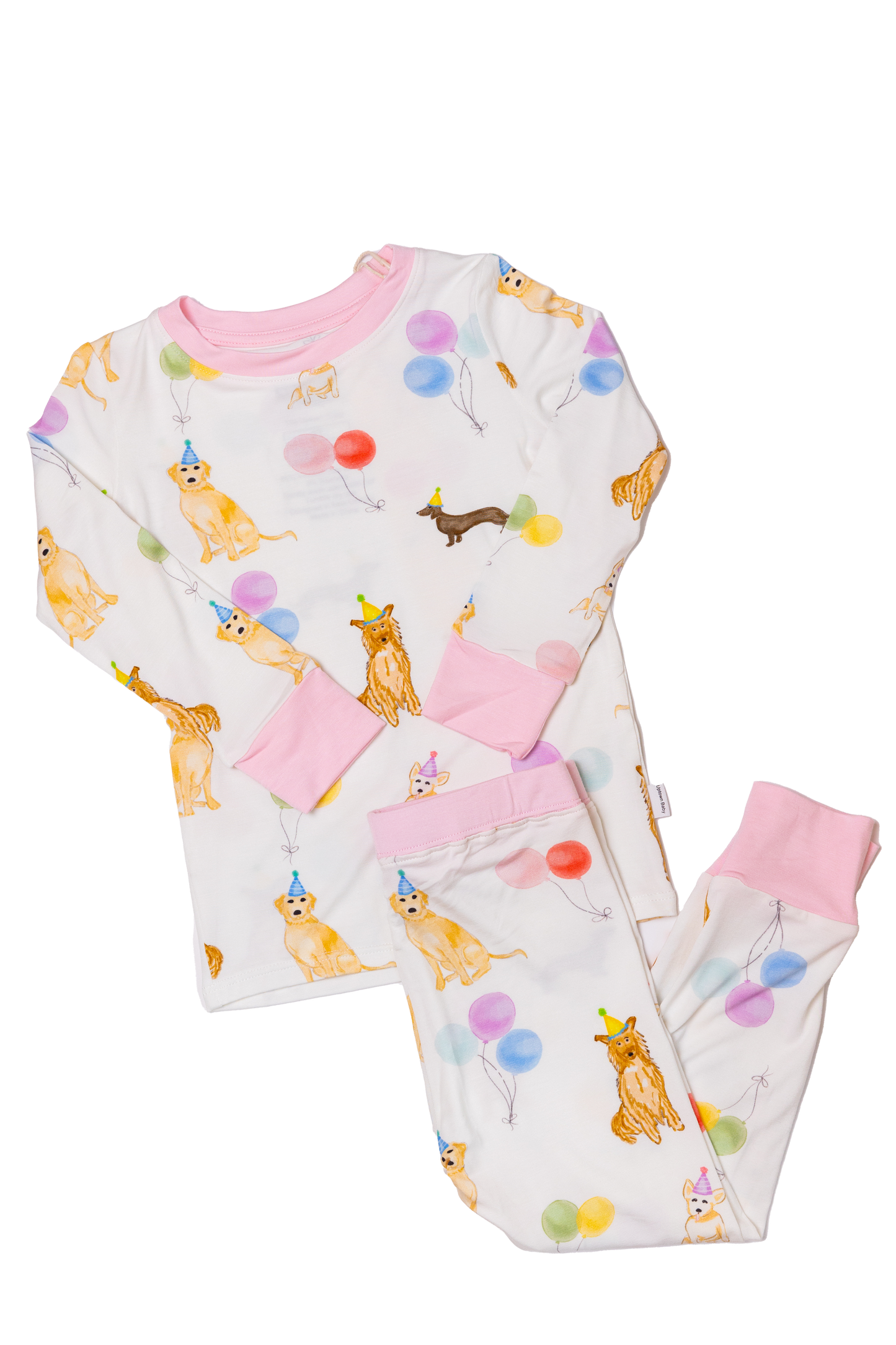 2 Piece Pajama | Dog Party Pink