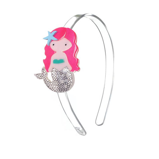 Neon Pink Hair Headband | Mermaid
