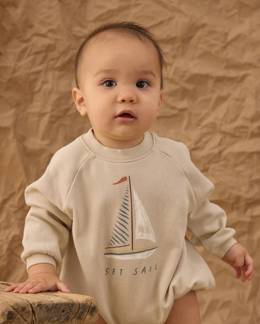 CREWNECK ROMPER | SET SAIL