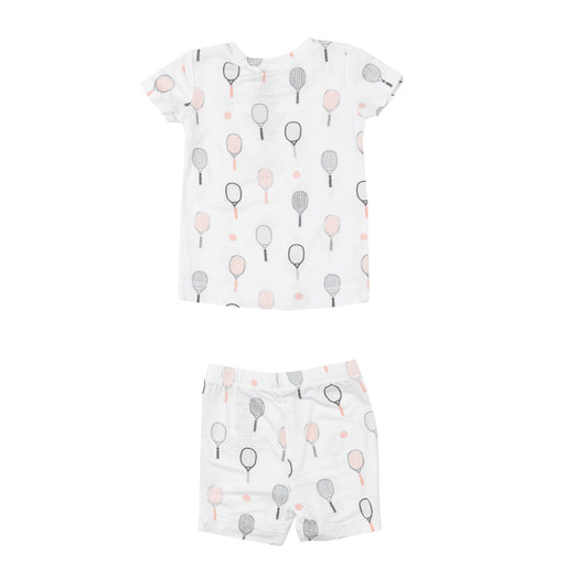 Short Loungewear Set | Tennis Pink