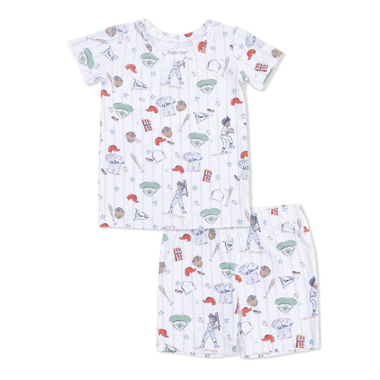 Loungewear Short Set | Home Run Baseball