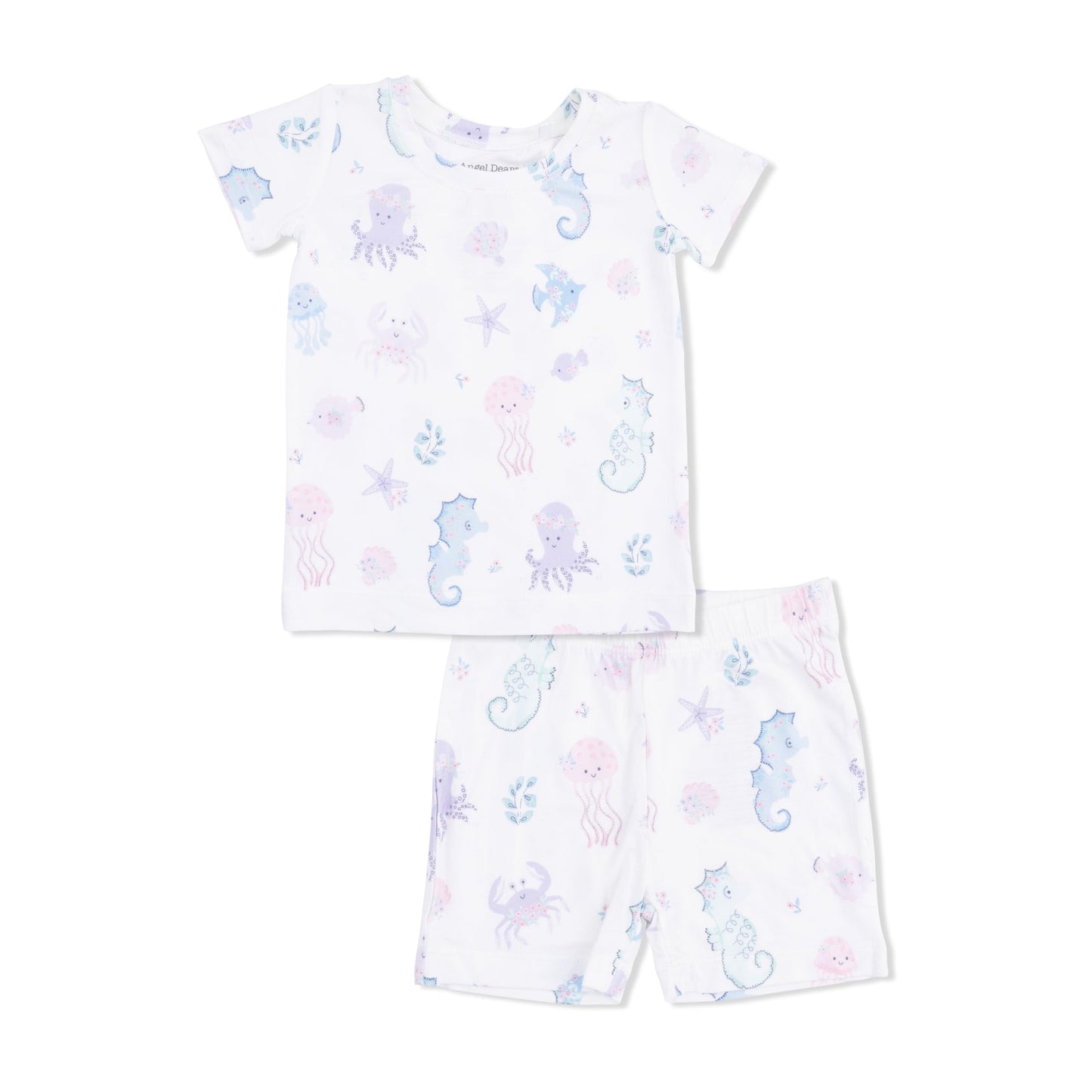 Loungewear Short Set | Floral Sea Creatures