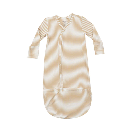 Bundle Gown | Beige Stripe