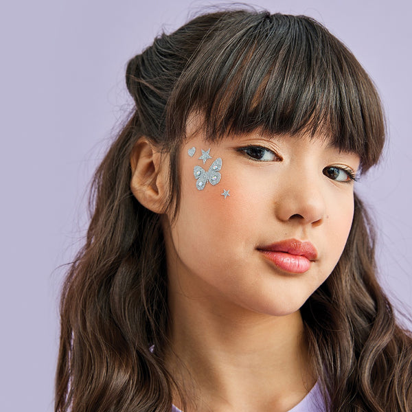 Butterfly Gem Face And Body Stickers