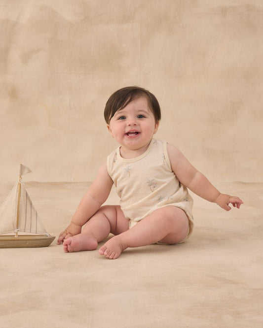 BUBBLE ONESIE | PALMS