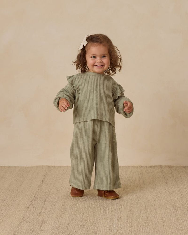 RUFFLE COZY SET || FERN