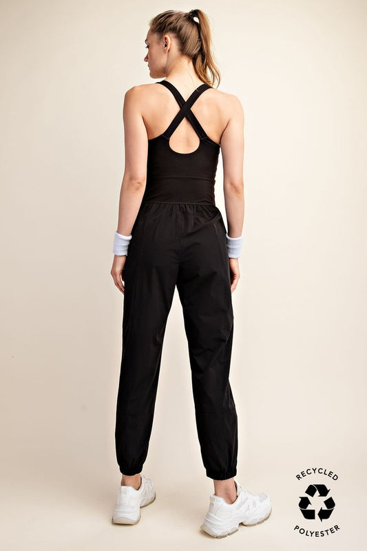 Active Jogger Onesie | Black