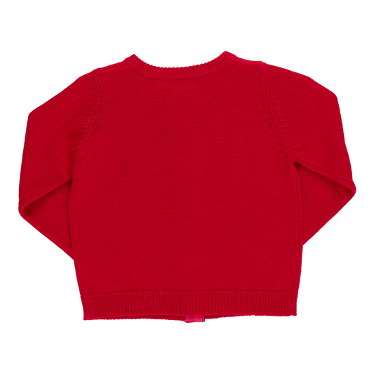 Girls Maude Sweater | Red Santa