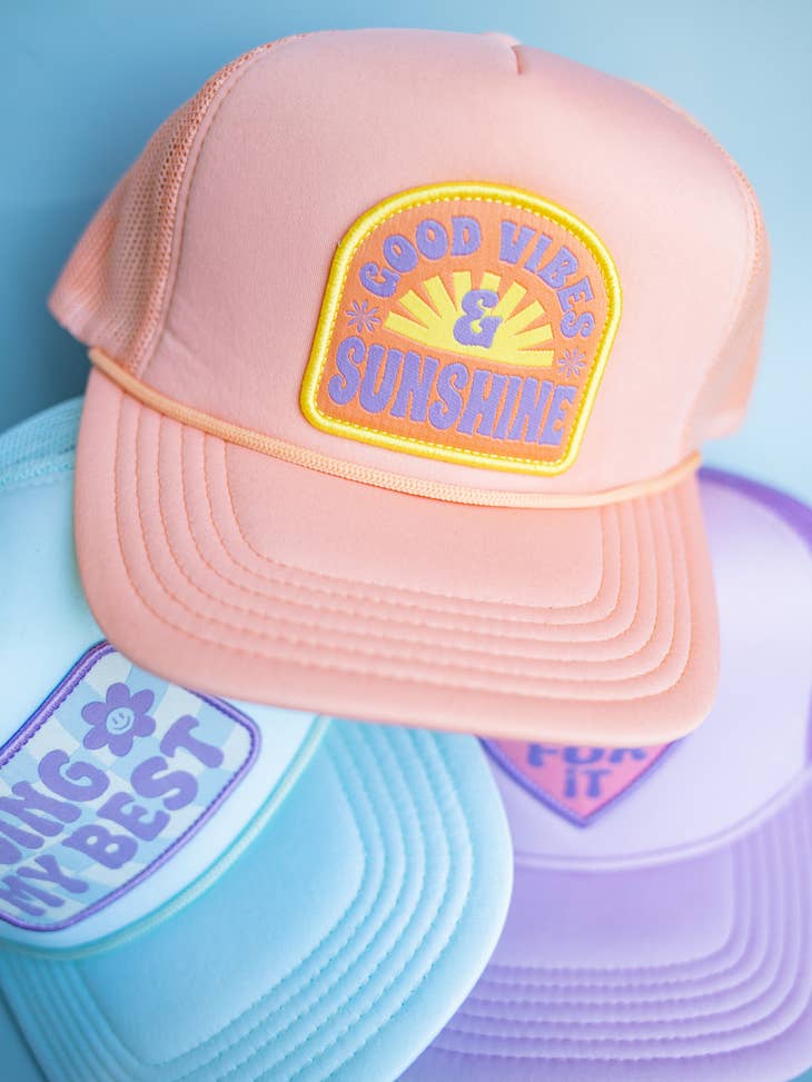 XOXO by Magpies | Good Vibes and Sunshine Adult Trucker