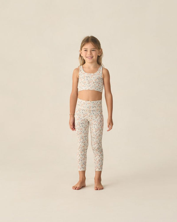 RIBBED LEGGING SET | FLOWER FIELD/HEATHERED BLUSH