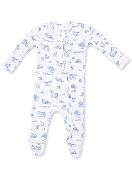 Farm Friends | 2 Way Zipper Footie