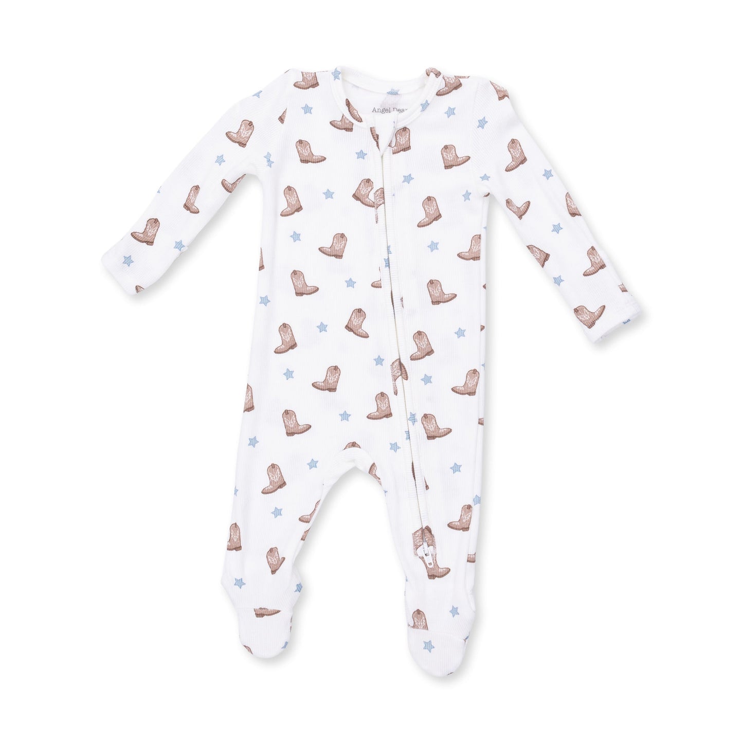 Mini Cowboy Boots | 2 Way Zipper Footie
