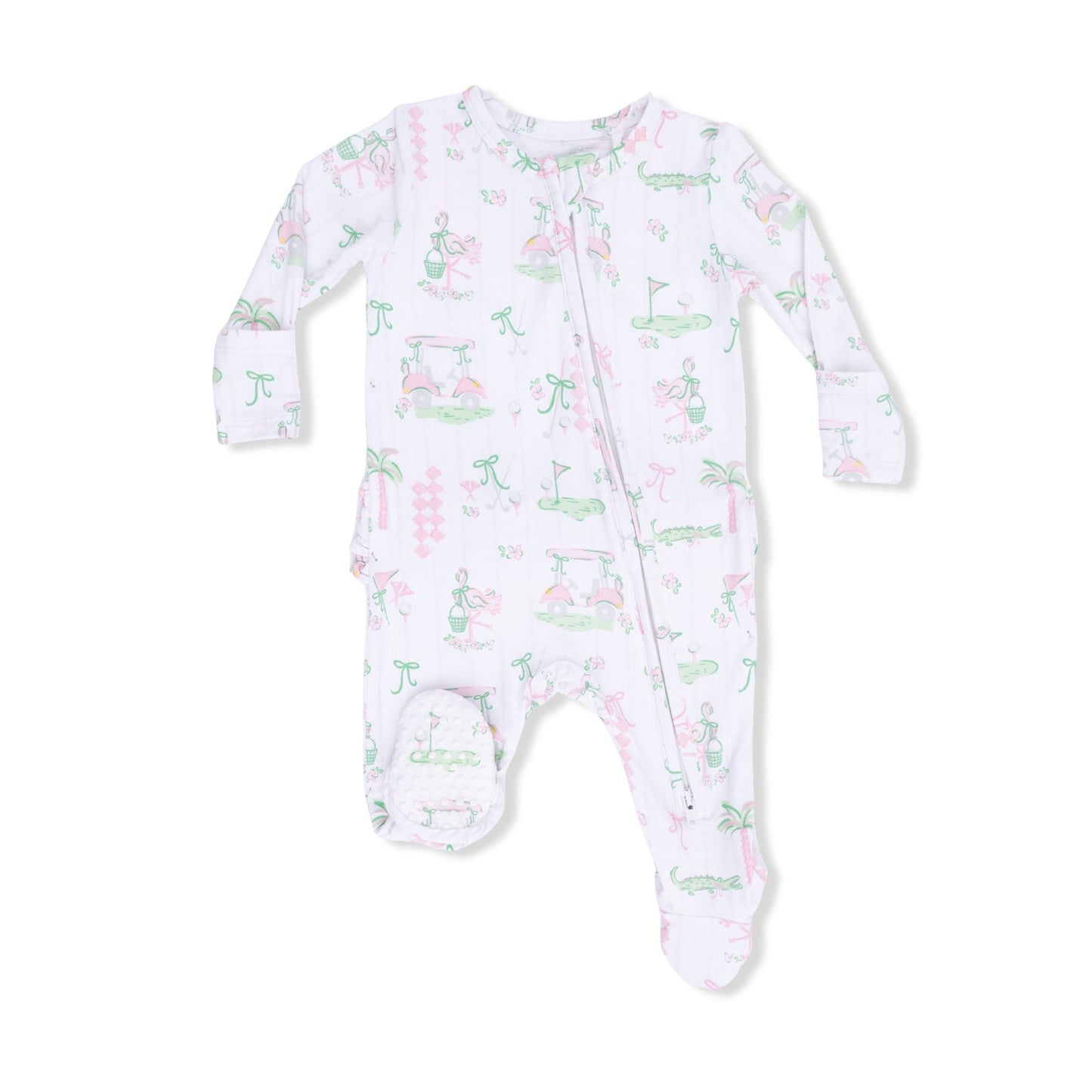 2 Way Ruffle Back Zipper Footie | Pretty Golf