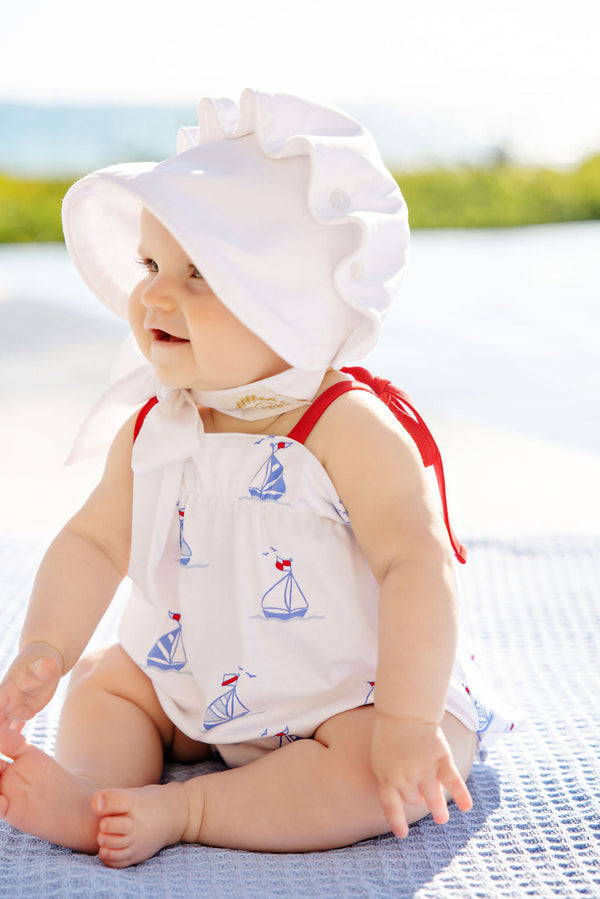 Rosey Romper | Chesapeake Bay Boats With Richmond Red