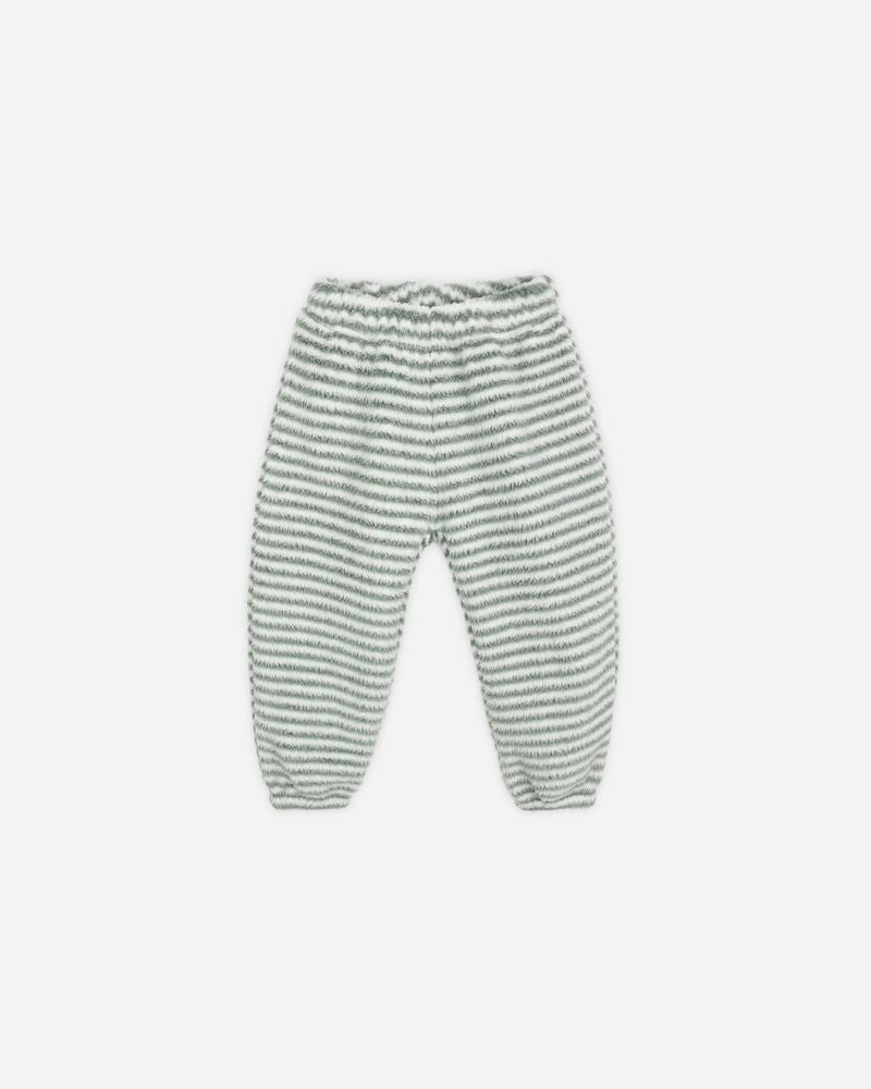 RELAXED SWEATPANT || EVERGREEN STRIPE