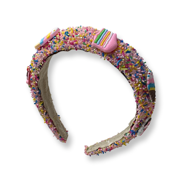 Sprinkle Charm Headband | Light Pink