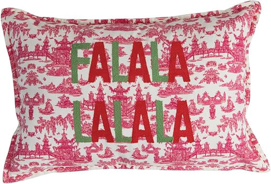 Fa La La La La La Lumbar Pillow