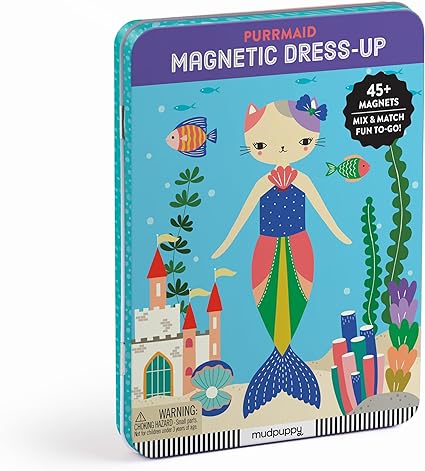 Mudpuppy Purrmaid Magnetic Dress-up