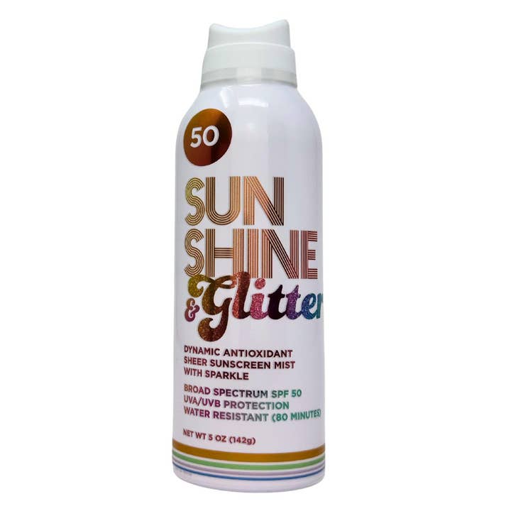 Sunshine & Glitter Sparkle Shimmer Sport SPF 50 Mist