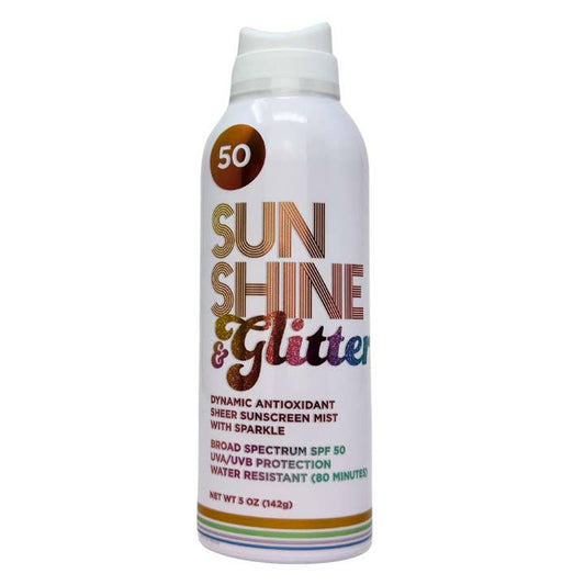 Sunshine & Glitter Sparkle Shimmer Sport SPF 50 Mist