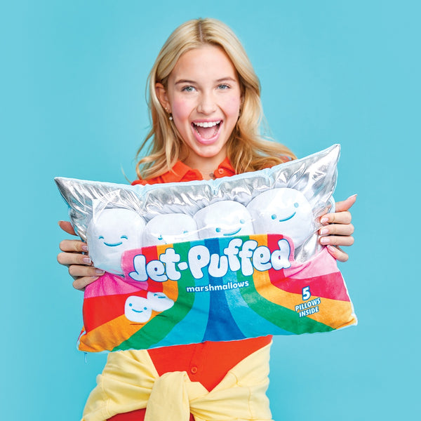 Jet-Puffed Marshmallows Packaging Plush