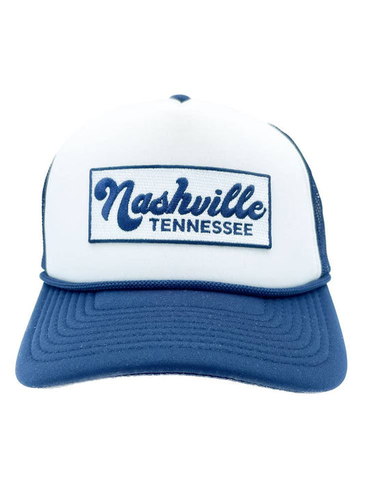 Retro Adult Nashville, Tennessee Trucker Hat | Navy