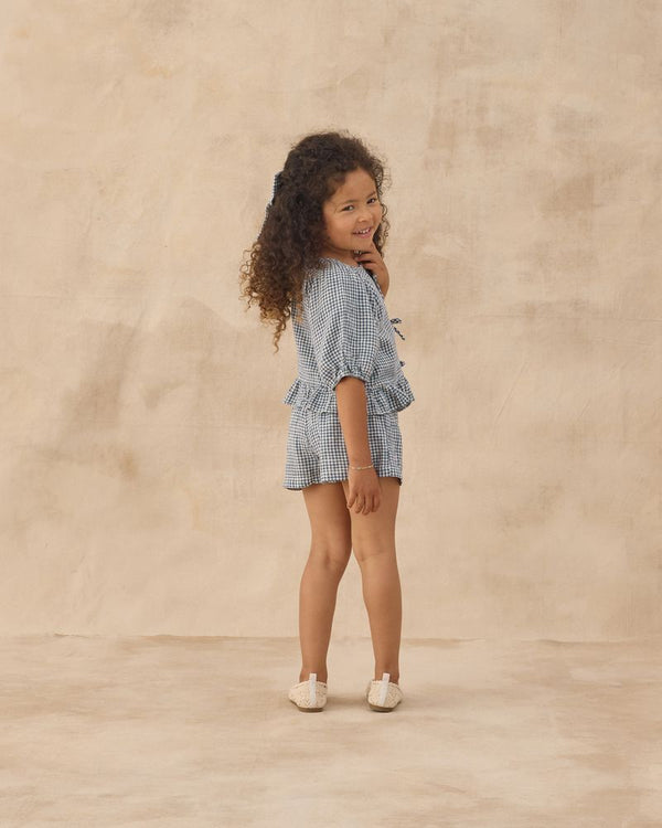 JUNIPER SET | MARINE GINGHAM