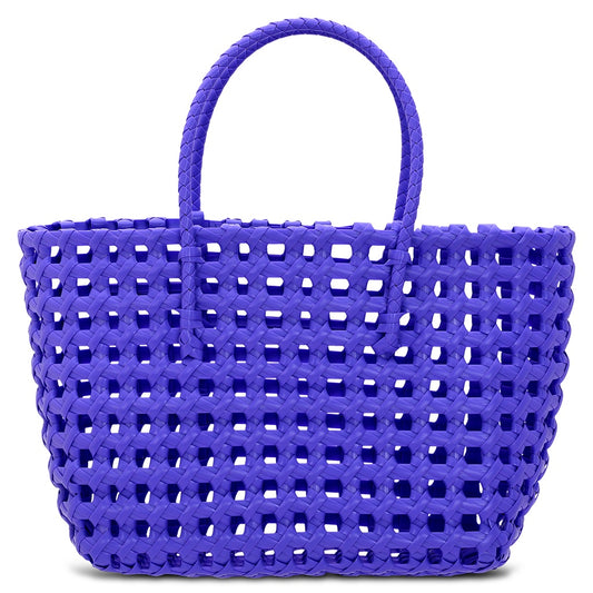 Small Purple Woven Tote