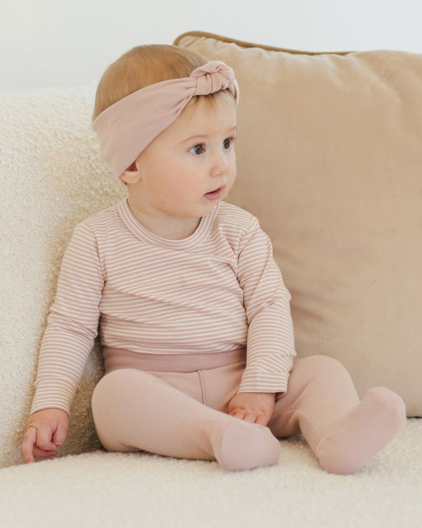 KNOTTED HEADBAND || ROSE